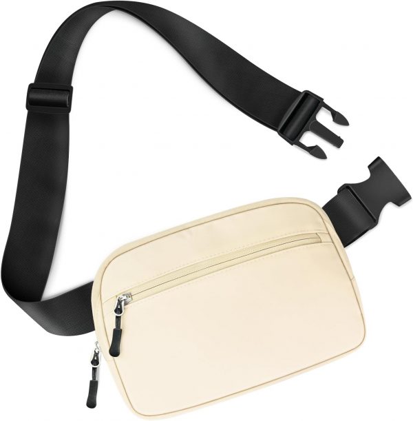 Waterproof Waist Pack with Reflective Strip, Lightweight Slim Belt Bag with No-Bounce Adjustable Strap Running Travel Hiking - Image 2