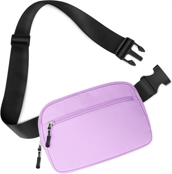 Waterproof Waist Pack with Reflective Strip, Lightweight Slim Belt Bag with No-Bounce Adjustable Strap Running Travel Hiking - Image 3