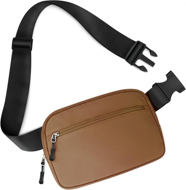 Waterproof Waist Pack with Reflective Strip, Lightweight Slim Belt Bag with No-Bounce Adjustable Strap Running Travel Hiking - Image 4