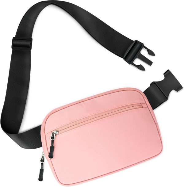 Waterproof Waist Pack with Reflective Strip, Lightweight Slim Belt Bag with No-Bounce Adjustable Strap Running Travel Hiking - Image 5
