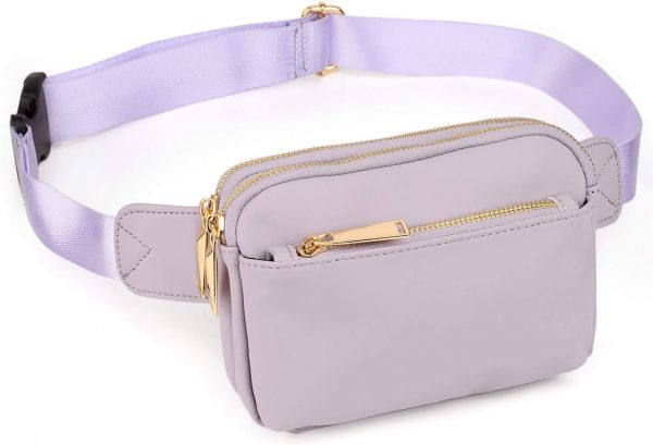 Fanny Pack for Women Crossbody Trendy Fashion Belt Purse Chest Waist Hip Bumbag for Outdoor Shopping Travel Hiking - Image 5