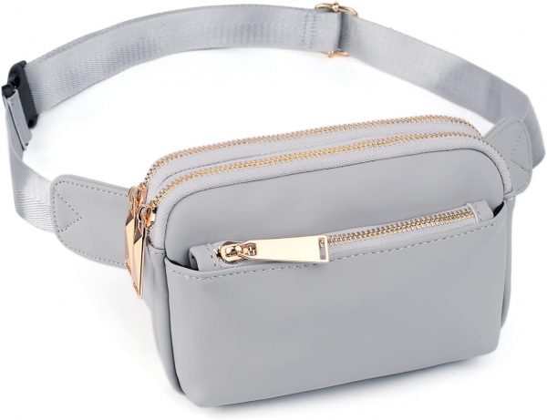 Fanny Pack for Women Crossbody Trendy Fashion Belt Purse Chest Waist Hip Bumbag for Outdoor Shopping Travel Hiking - Image 4
