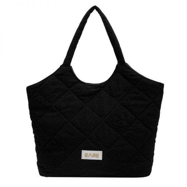 Lightweight Puffy Bag for Women Fits Anywhere Soft Quilted Padding Tote Bag Purse Big Capacity Daily Tote bag and durable - Image 2