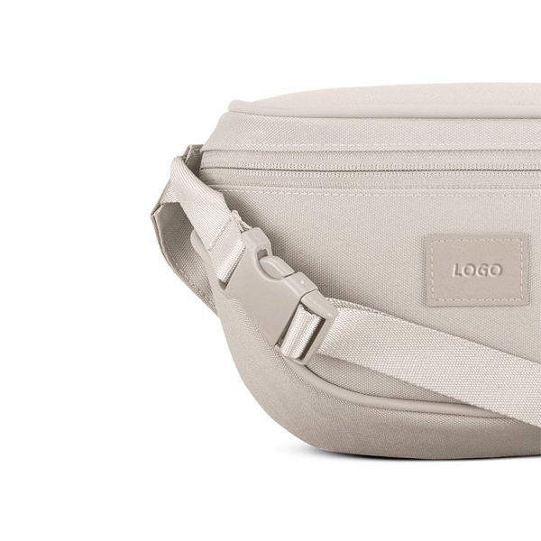 Customised Logo Waist Bag Waterproof Portable Pack Zipper Chest Bag Designer Outdoor Sports Crossbody Fanny Pack - Image 2