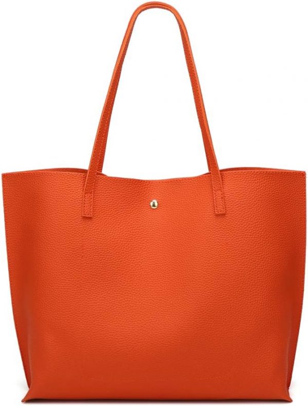 Women's Soft Faux Leather Tote Shoulder Bag from, Big Capacity Tassel tote bag - Image 6