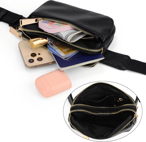 Fanny Pack for Women Crossbody Trendy Fashion Belt Purse Chest Waist Hip Bumbag for Outdoor Shopping Travel Hiking - Image 2