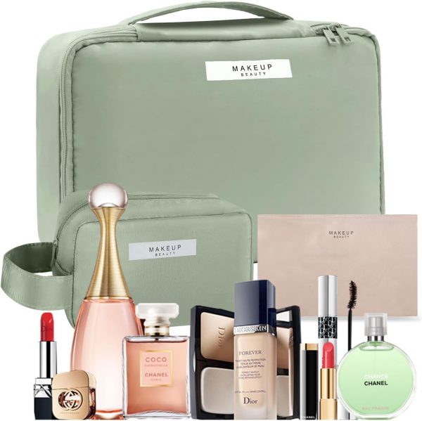 Travel Makeup Bag Cosmetic Bag Makeup Bag Toiletry bag for women - Image 4