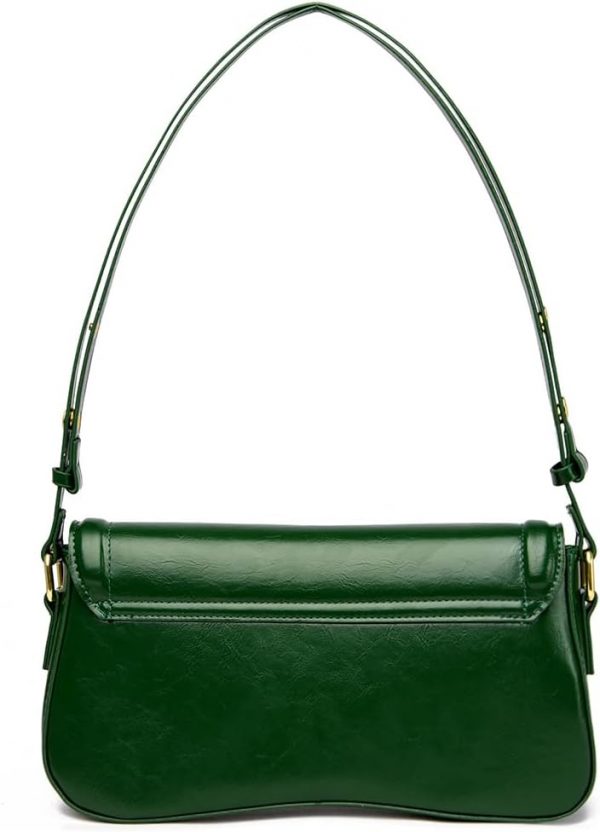 Shoulder Bag Retro Classic Purse Clutch Shoulder Tote HandBag with Zipper Closure for Women - Image 6