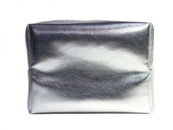 Singyoung Metallic Synthetic Leather Cosmetic Bag - Image 2