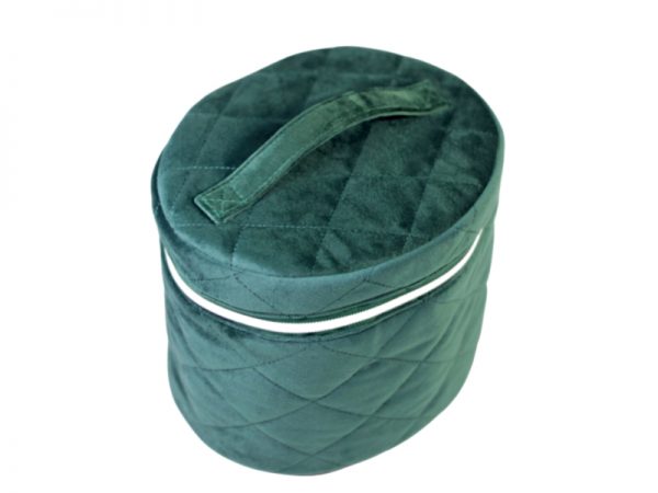 Singyoung Quilted Suede Cosmetic Bag - Image 5