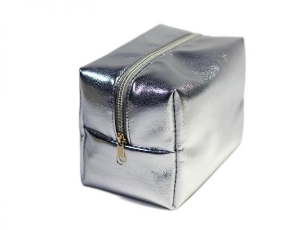 Singyoung Metallic Synthetic Leather Cosmetic Bag