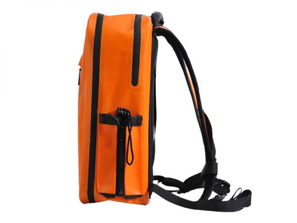 Orange Waterproof Backpack - Image 4