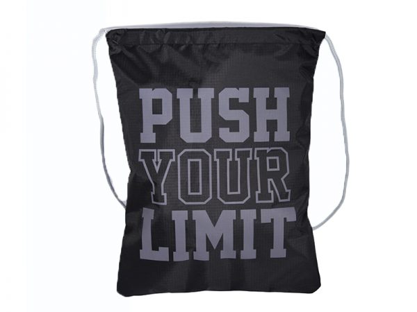 Letter Logo Drawstring Backpack